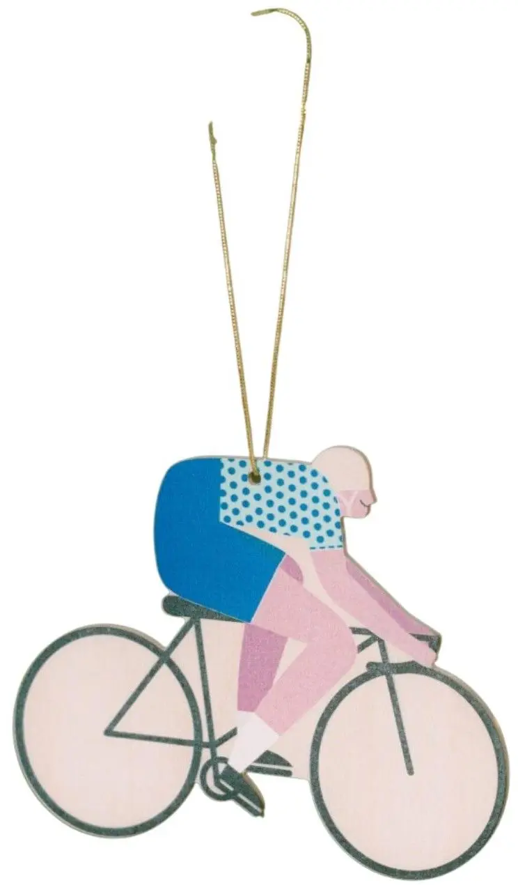 Dřevěná ozdoba Milin Cyclist uni