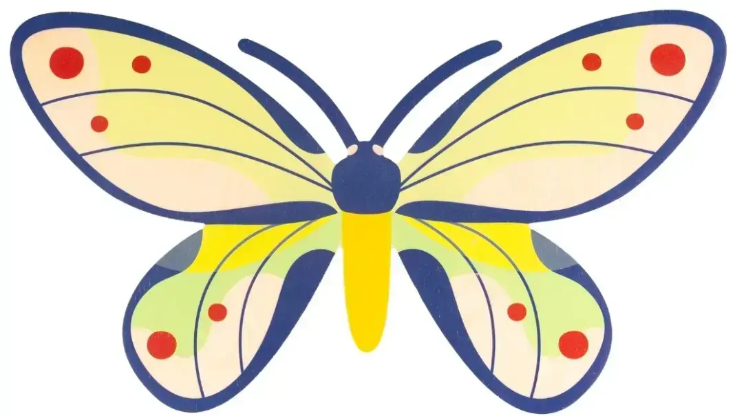 Ozdoba na zeď Milin Birdwings uni