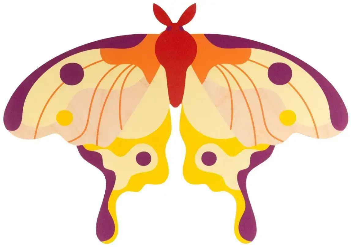 Ozdoba na zeď Milin Corner Moth uni