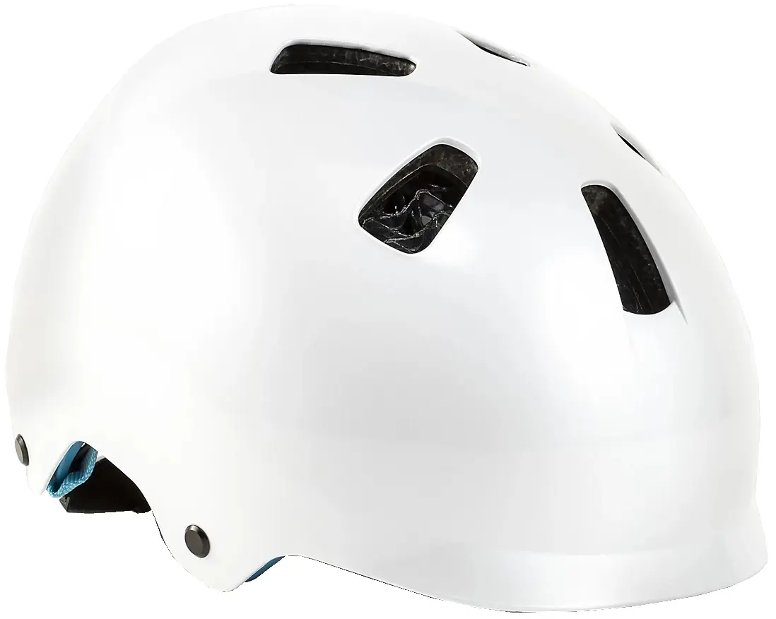 Dětská cyklistická helma Bontrager Jet WaveCel Children's Bike Helmet - white/azure 48-52