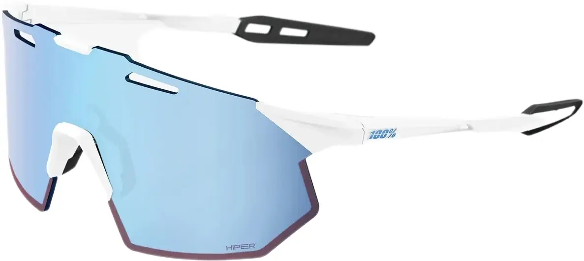 Sluneční brýle 100% Hypercraft SQ - Soft Tact White - Hiper Blue Multilayer Lens uni