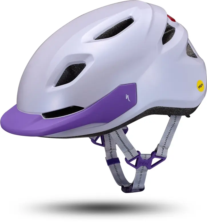 Dětská cyklistická helma Specialized Shuffle 2 LED - UV lilac 50-55