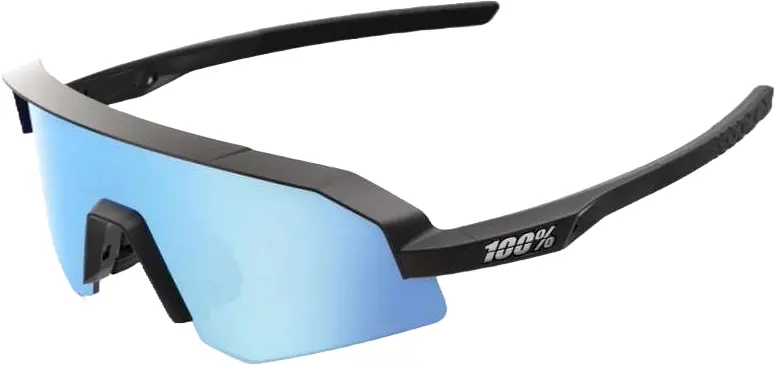 Dětské sluneční brýle 100% Slendale XS - Matte Black - HiPER Blue Multilayer Mirror uni