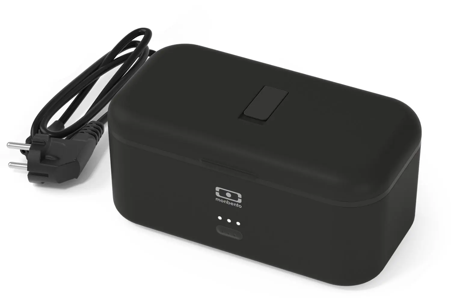 Ohřevný svačinový box Monbento Warmer - Black onyx uni