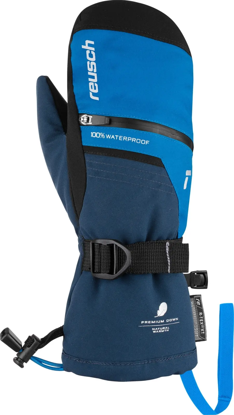 Dětské lyžařské palčáky Reusch Lando R-TEX® XT Junior Mitten - dress blue/brilliant blue 6,5