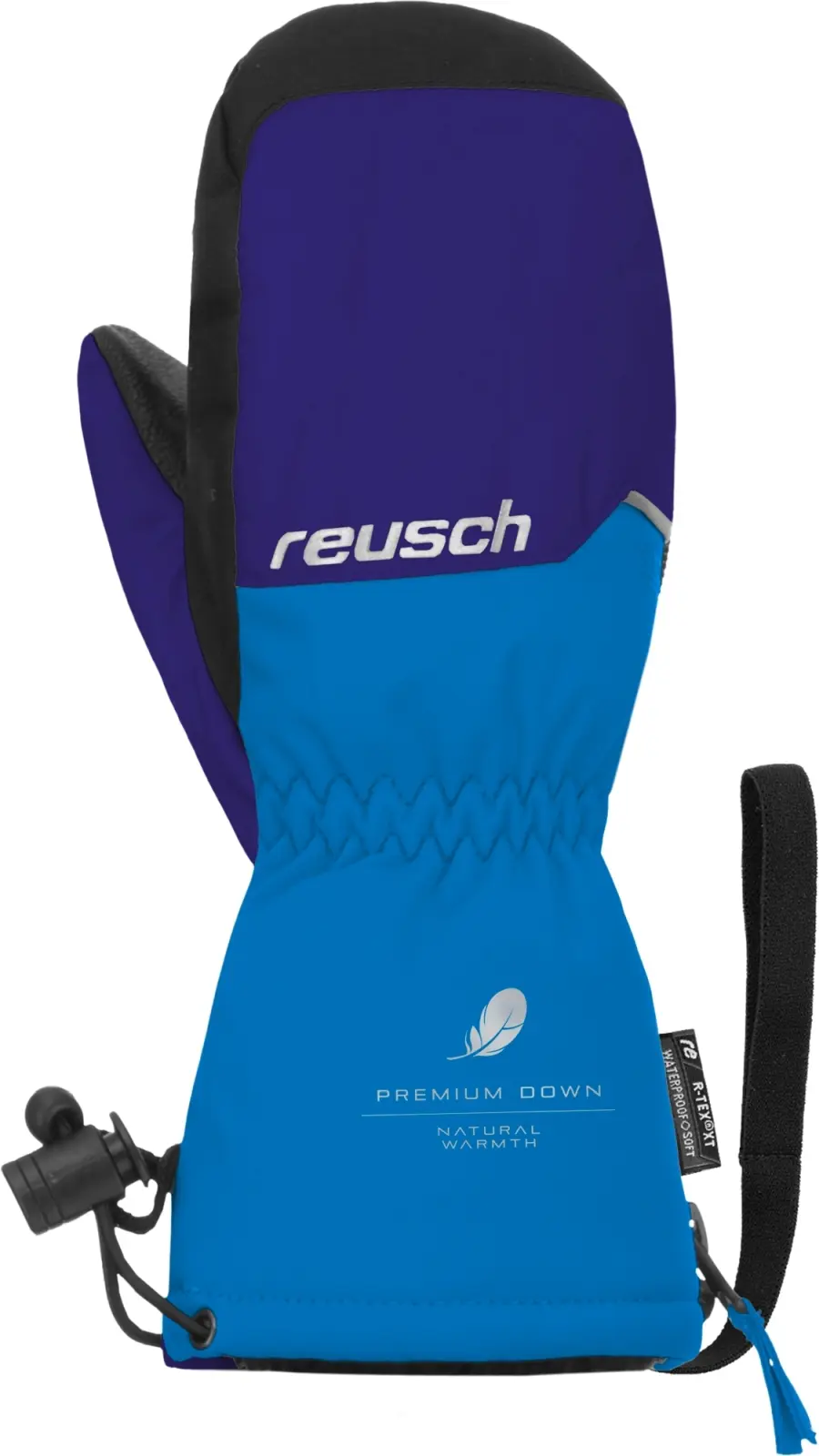 Dětské lyžařské palčáky Reusch Jerry Down R-TEX® XT Mitten - surf the web/brilliant blue 2