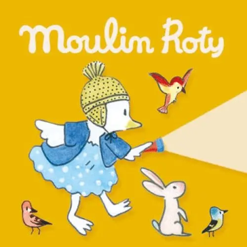 Tři promítací kotoučky do baterky Moulin Roty - Velká rodina