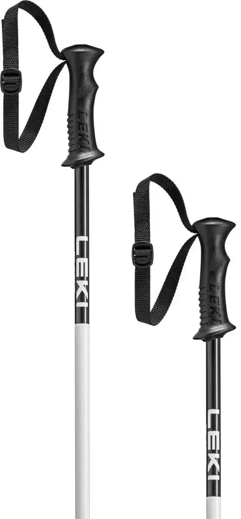Dětské lyžařské hole Leki Rider Create - white/dark anthracite 75