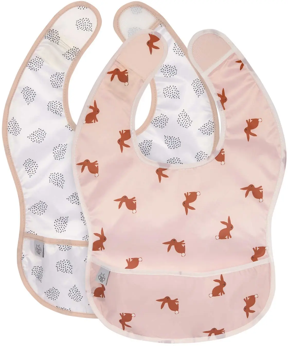 Set 2 ks bryndáků Lassig Lightweight Bib Little Forest rabbit uni