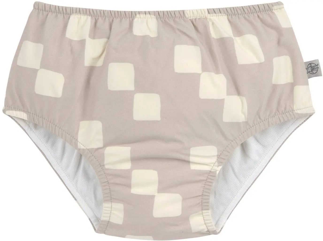 Dětské plavky s plenkou Lassig Swim Diaper - checkerboard stone/sea salt 86