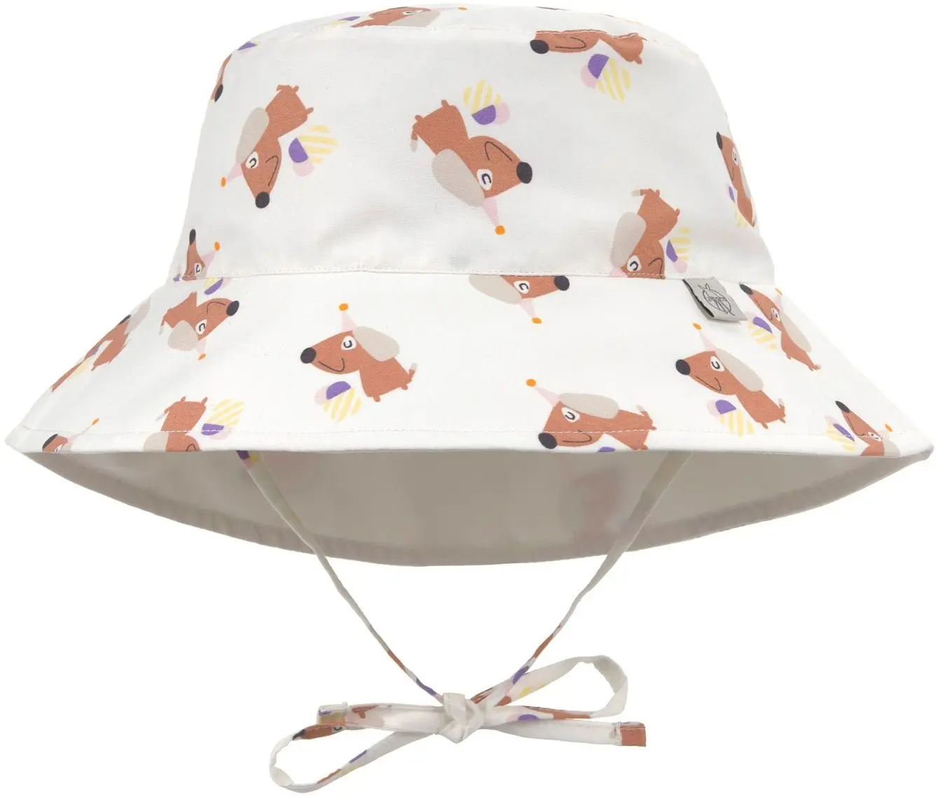 Dětský klobouk Lassig Sun Protection Bucket Hat - ice cream/dog seasalt 45-47