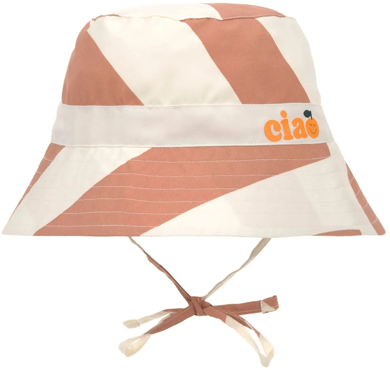 Dětský klobouk Lassig Sun Protection Fishing Hat - strip. clay/seasalt 48-51