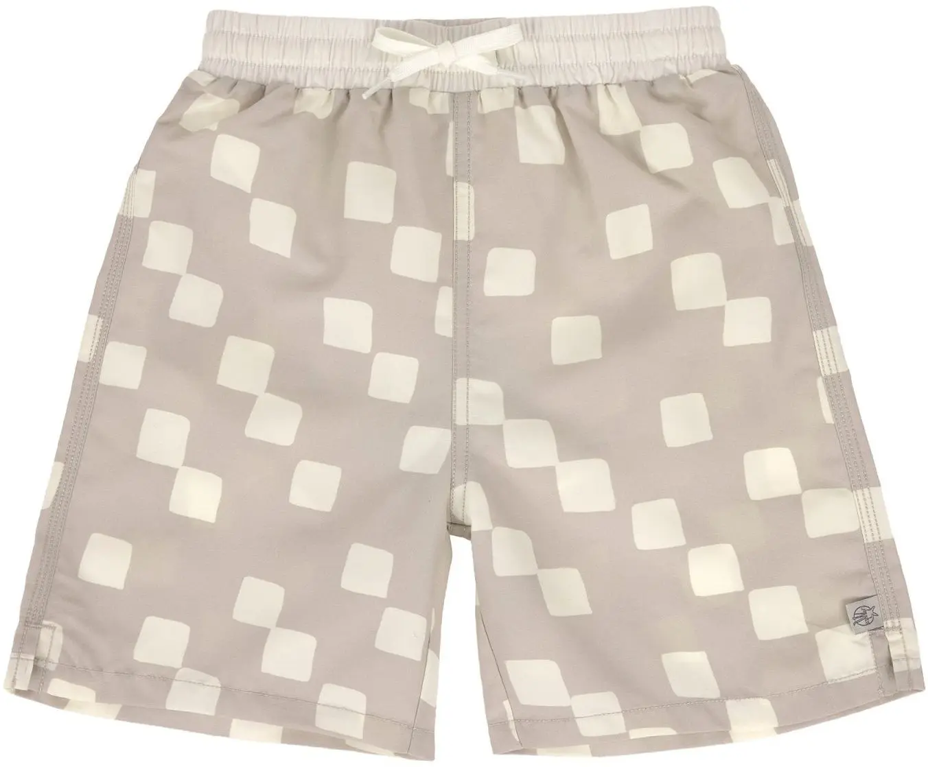 Chlapecké boardšortky Lassig Board Shorts - checkerboard stone/sea salt 116