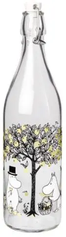 Skleněná lahev Muurla Moomin Apples 1 l uni
