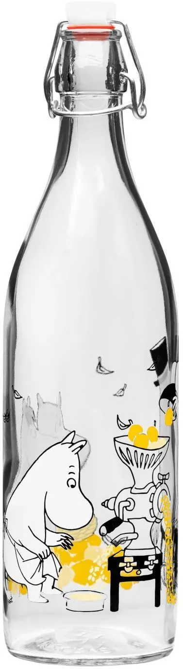 Skleněná lahev Muurla - Moomin Fruits 1 l uni