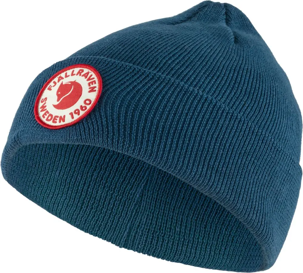 Dětská zimní čepice Fjallraven Kids 1960 Logo Hat - Storm uni