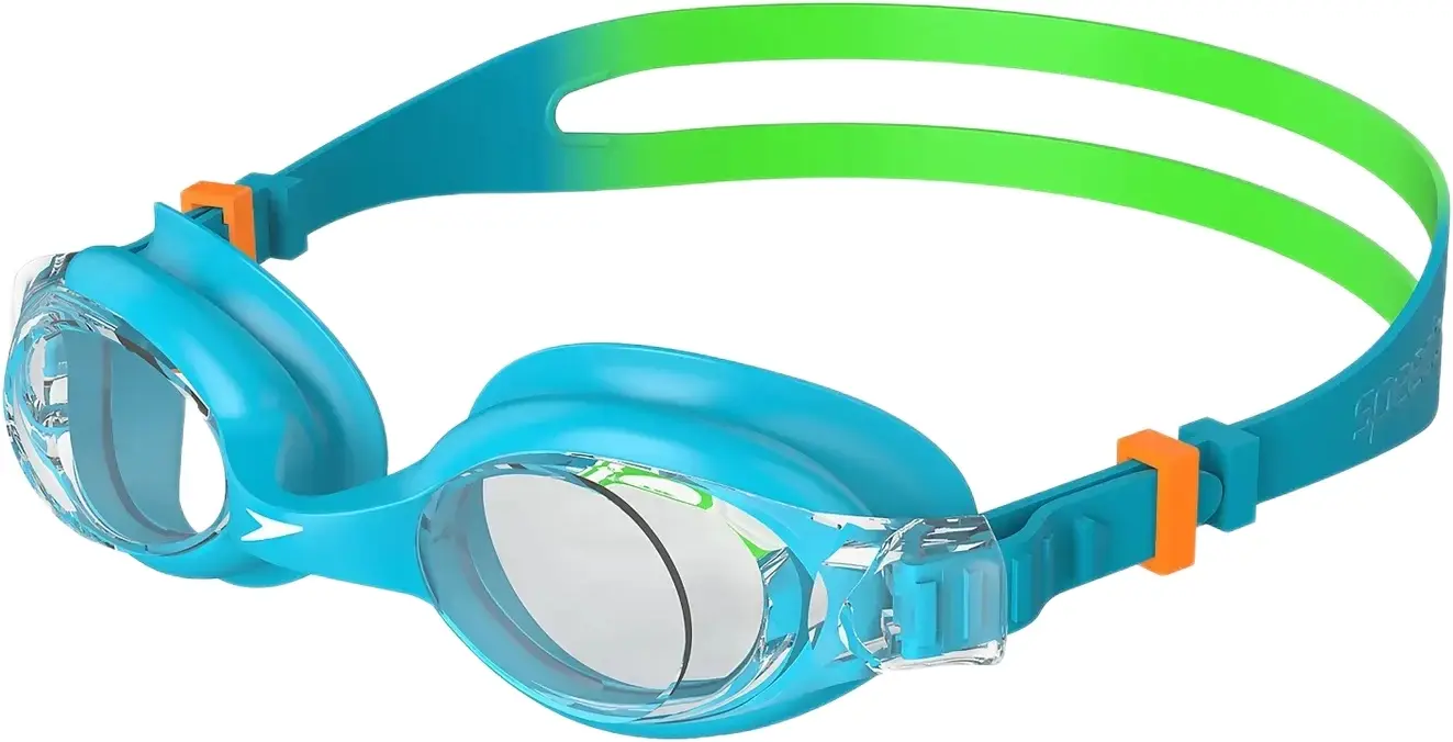 Dětské plavecké brýle Speedo Infant Skoogle - azure blue/fluo green/fluo orange/clear uni