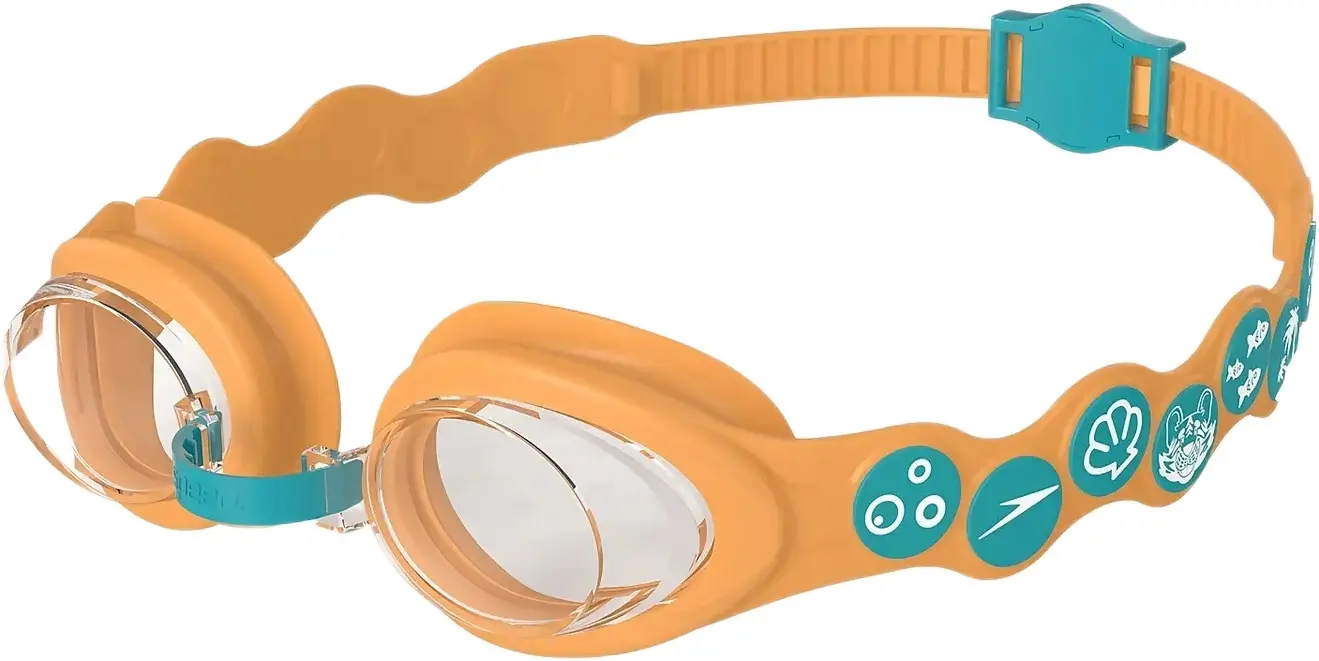 Dětské plavecké brýle Speedo Infant Spot Goggle - aquarium/aanadi orange/clear uni