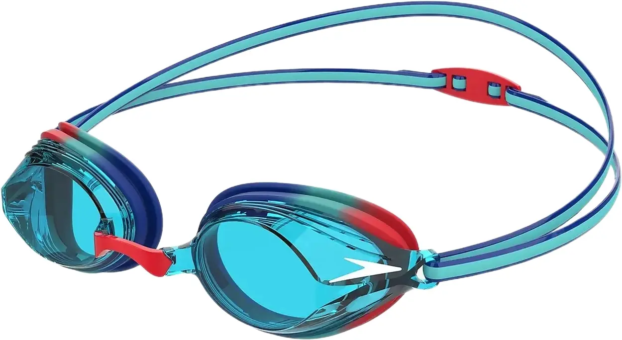 Dětské plavecké brýle Speedo Vengeance Junior - tile/beautiful blue/lava red/blue uni