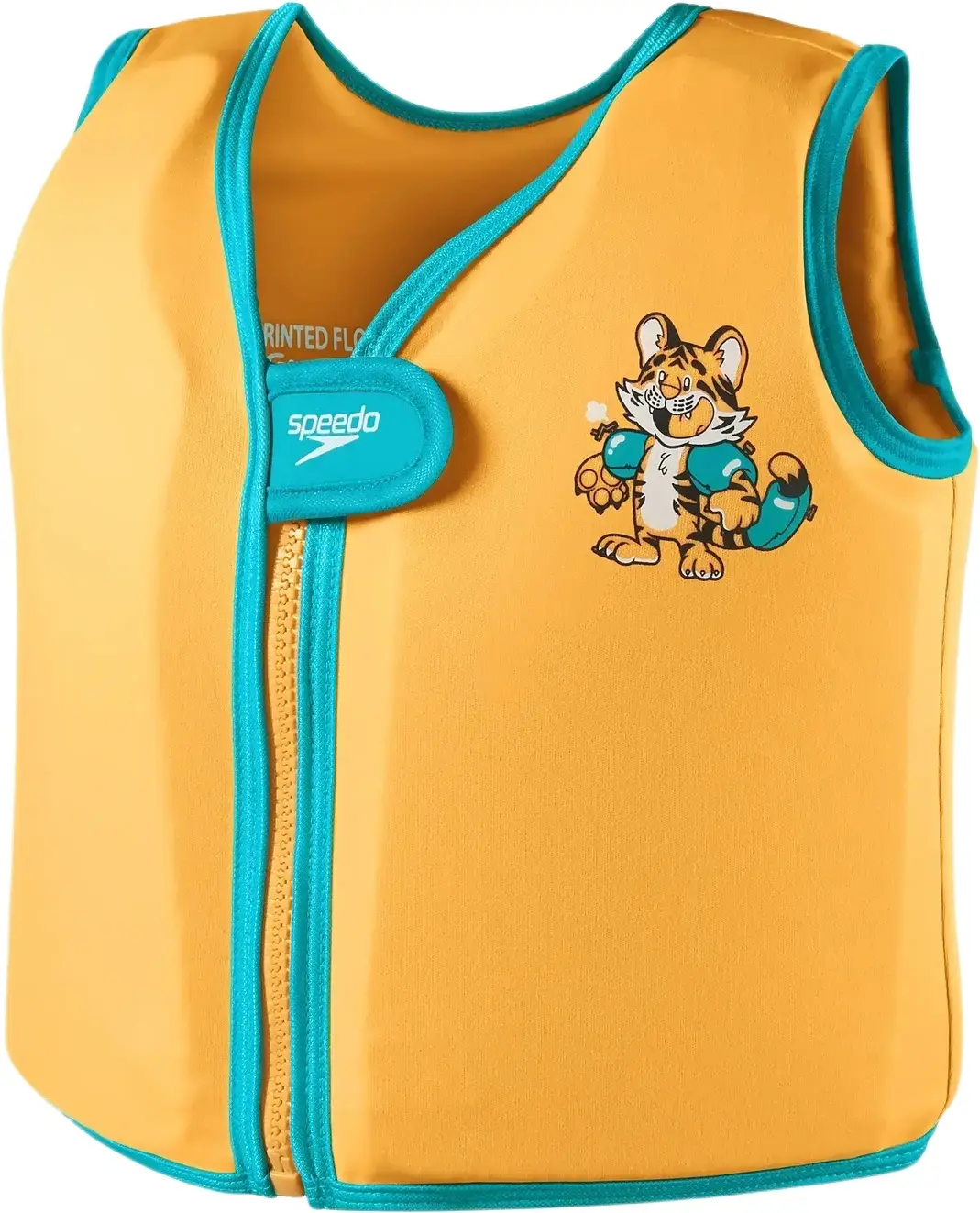 Dětská vesta do vody Speedo Learn to Swim Character Printed Float Vest - aanadi orange/aquarium/black 1-2