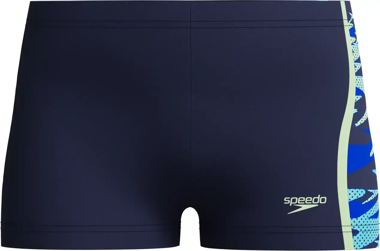 Chlapecké plavky Speedo Boys Hyperboom Splice Aquashort - peacoat/deep sapphire 164