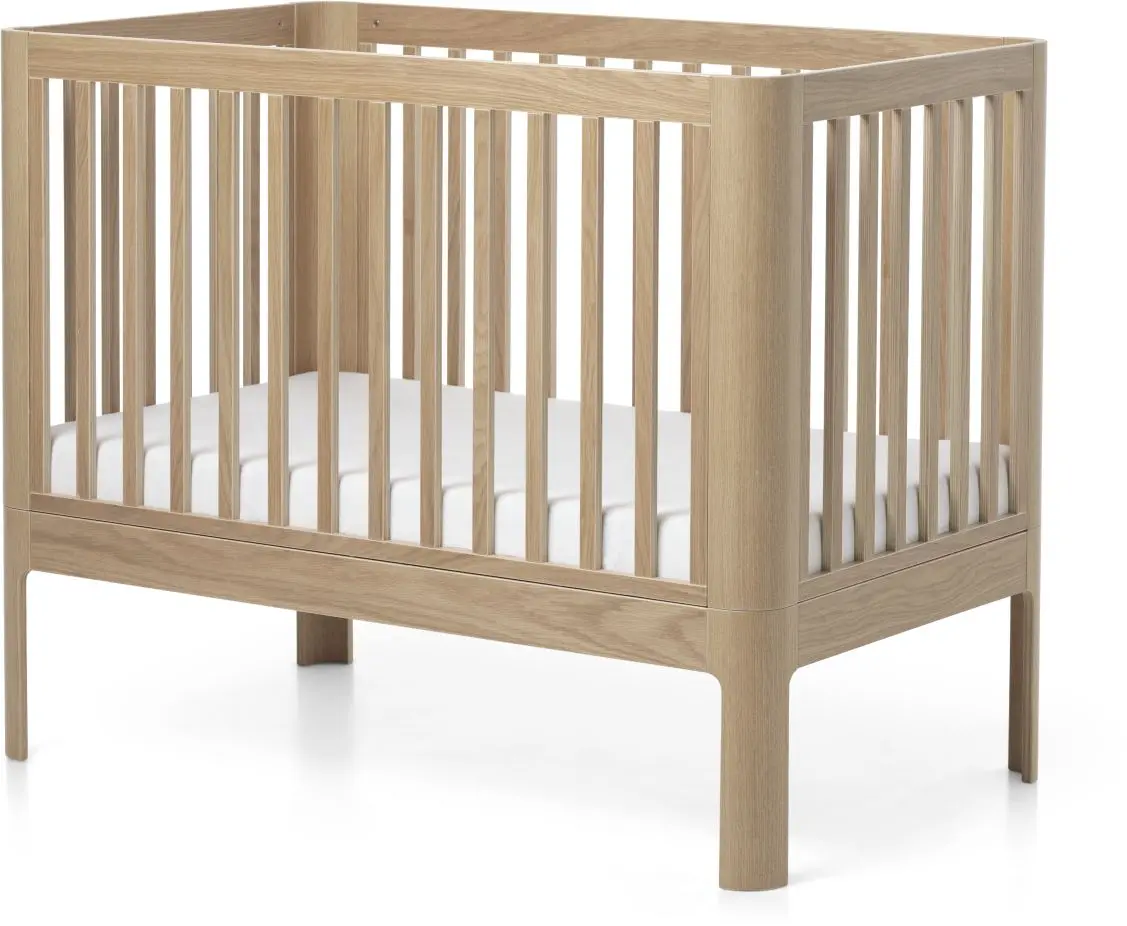 Postýlka pro miminka Flexa Nova 120 x 70 - dub, čirý lak