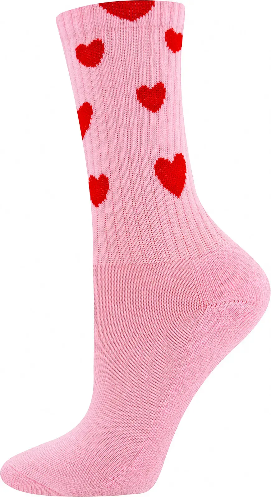 Dětské ponožky Ewers Tennissocken Mini Me Hearts - ice pink 36-38