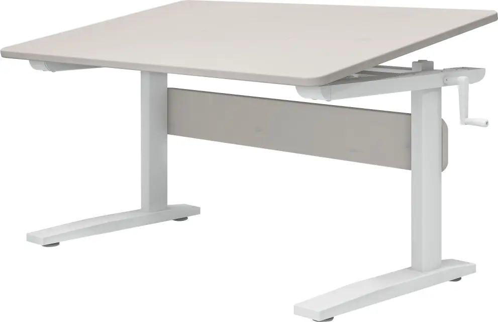 Psací stůl Flexa - Classic s nastavitelnou výškou (borovice šedá) uni