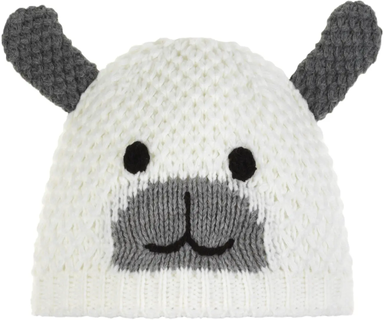 Dětská zimní čepice Eisbär Grizzly MÜ kids - white/graumele 53