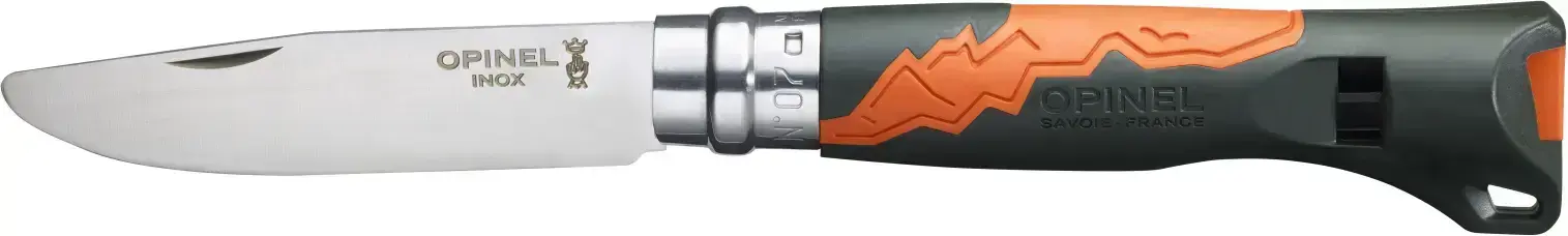 Dětský kapesní nůž Opinel Outdoor junior VRI N°07 - khaki/oranžová uni