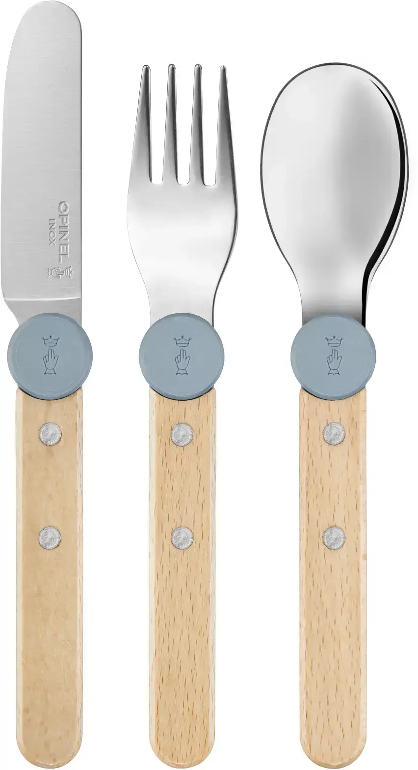 Dětský příbor Opinel Le Petit Gourmet - modrá uni