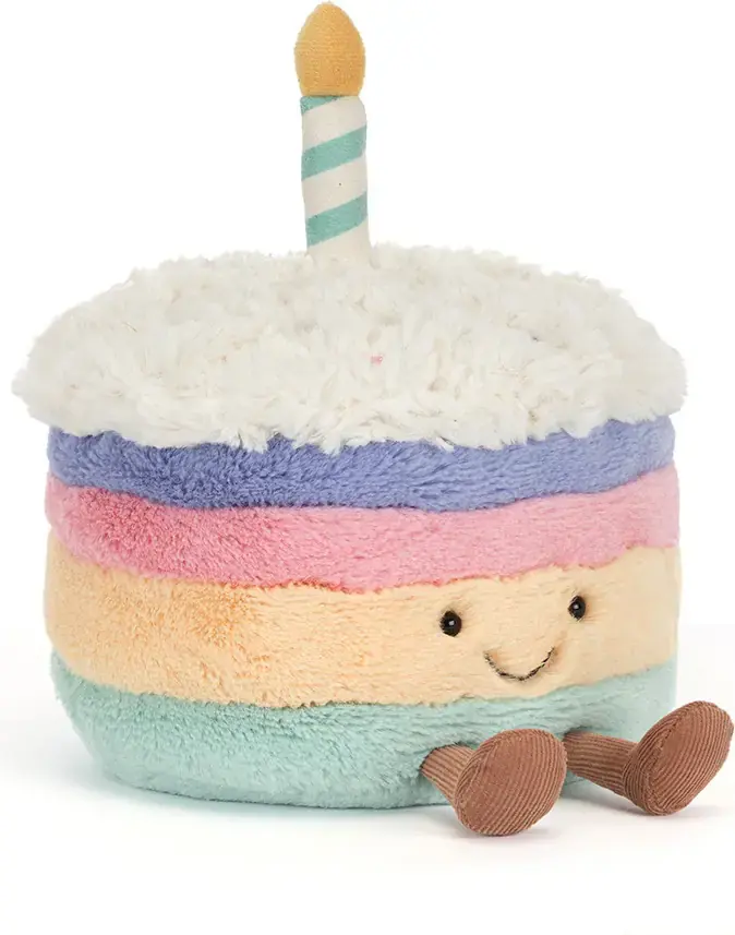Plyšová hračka Jellycat Amuseables - Rainbow Birthday Cake uni