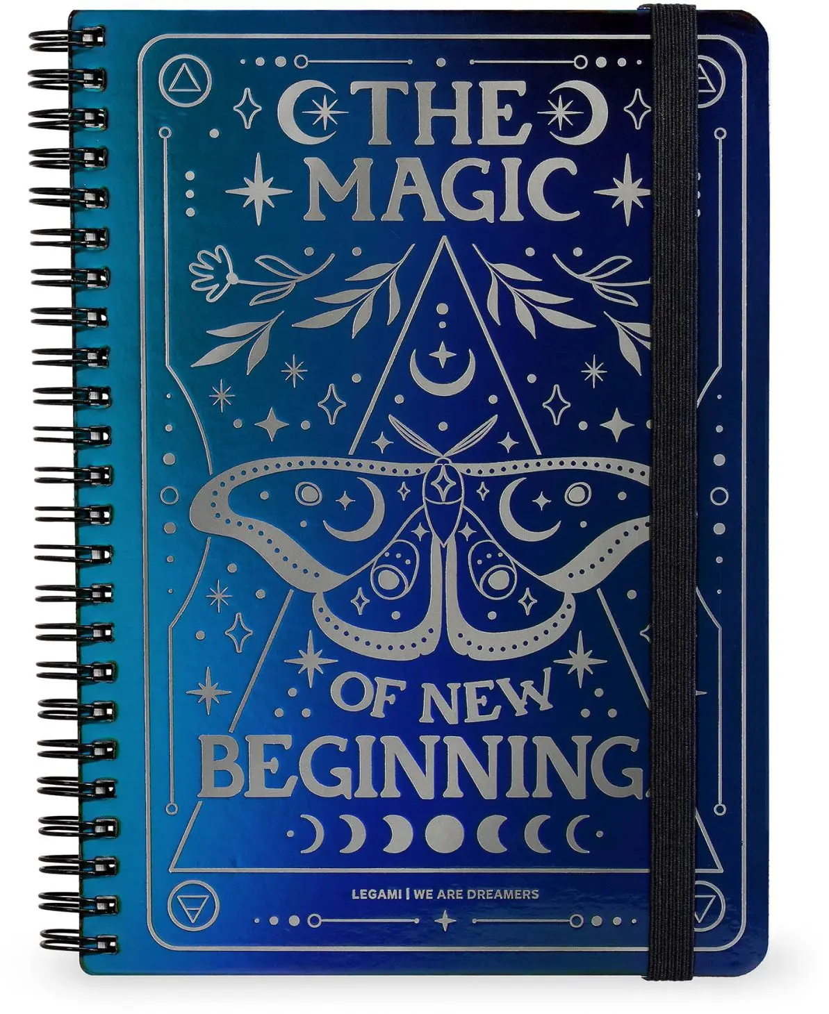 Zápisník Legami Lined Spiral- Bound Notepad - Spiral Notebook - Maxi - Moth
