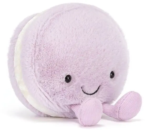 Plyšová hračka Jellycat Amuseables - makronka May Macaron Lavender uni