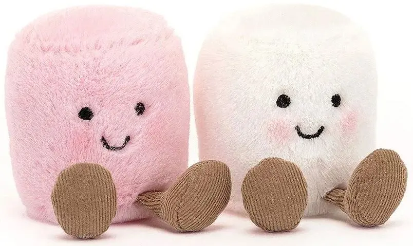 Dětská plyšová hračka Jellycat - Amuseable Pink and White Marshmallows uni