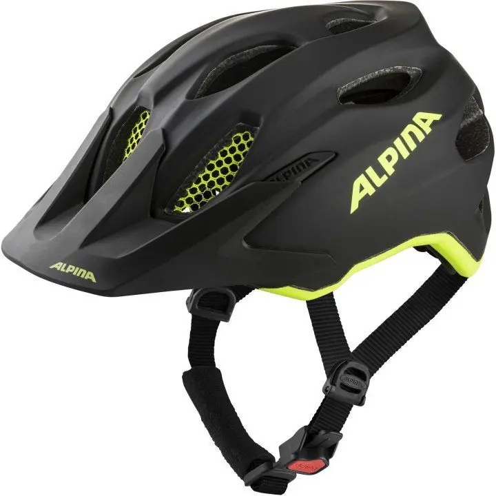 Alpina Carapax Jr. Flash - black-neon yellow matt 51-56 2026