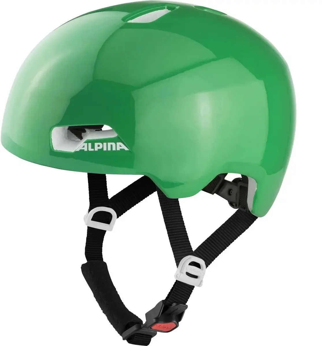 Dětská cyklistická helma Alpina Hackney - green gloss 51-56