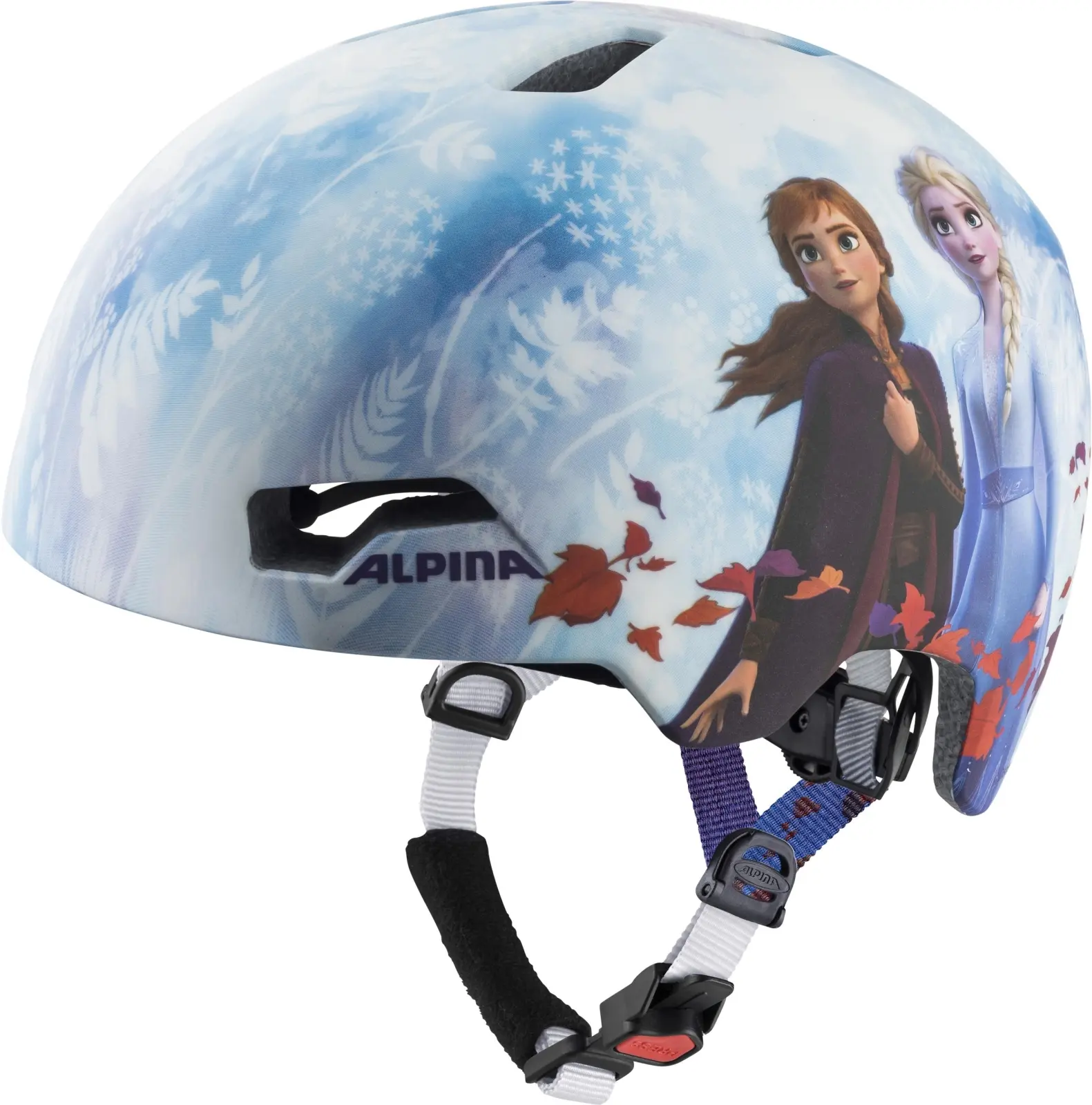 Dětská cyklistická helma Alpina Hackney Disney - Frozen II matt 51-56