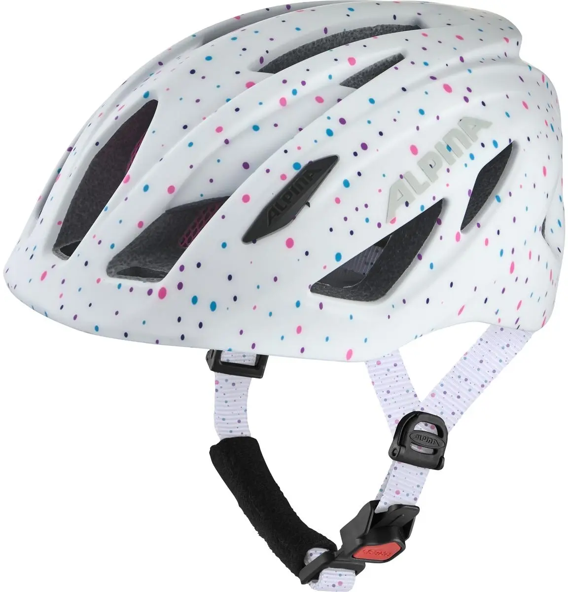 Alpina Pico Flash - white polka dots matt 50-55 2026