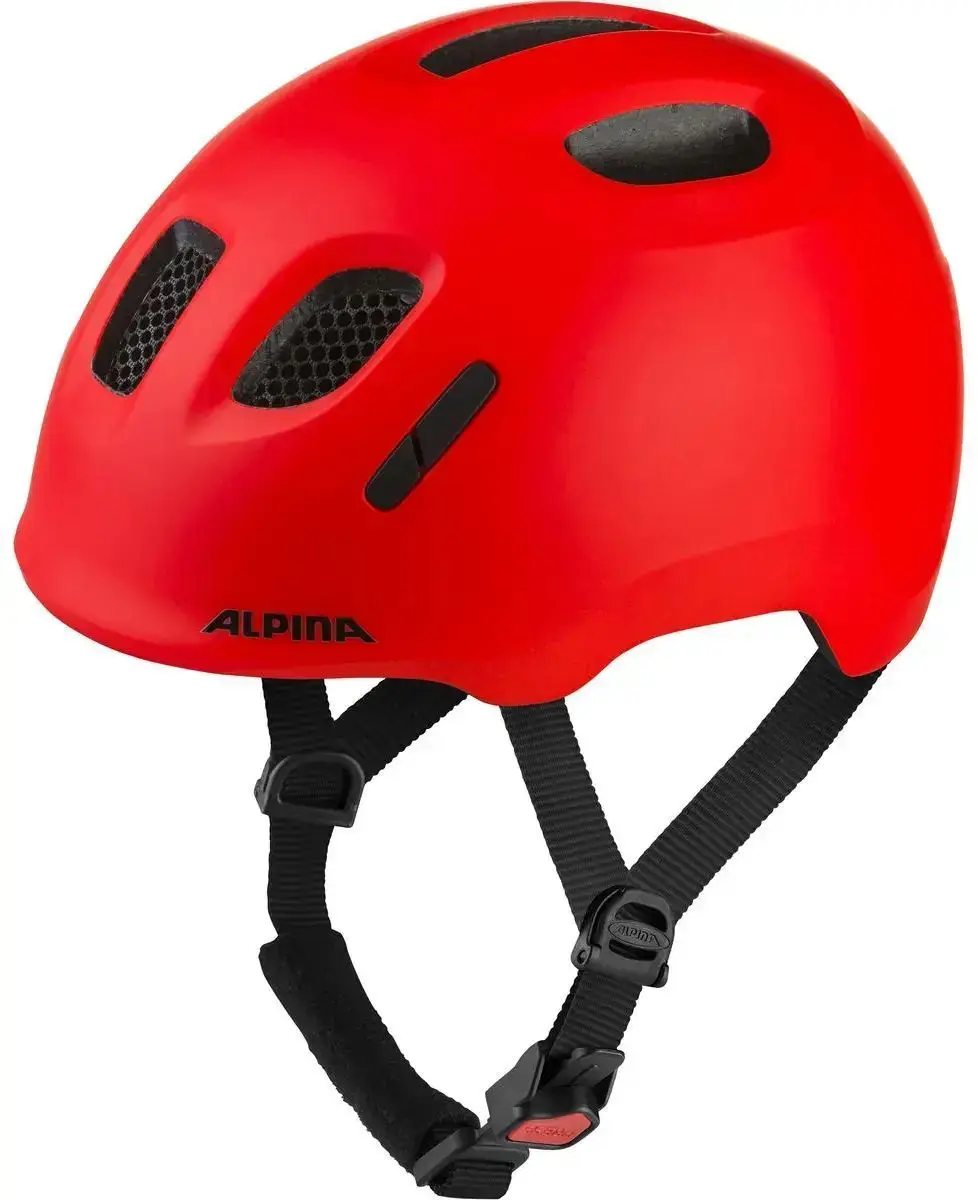 Dětská cyklistická helma Alpina Ximo 2 L.E. - neon red matt 49-54