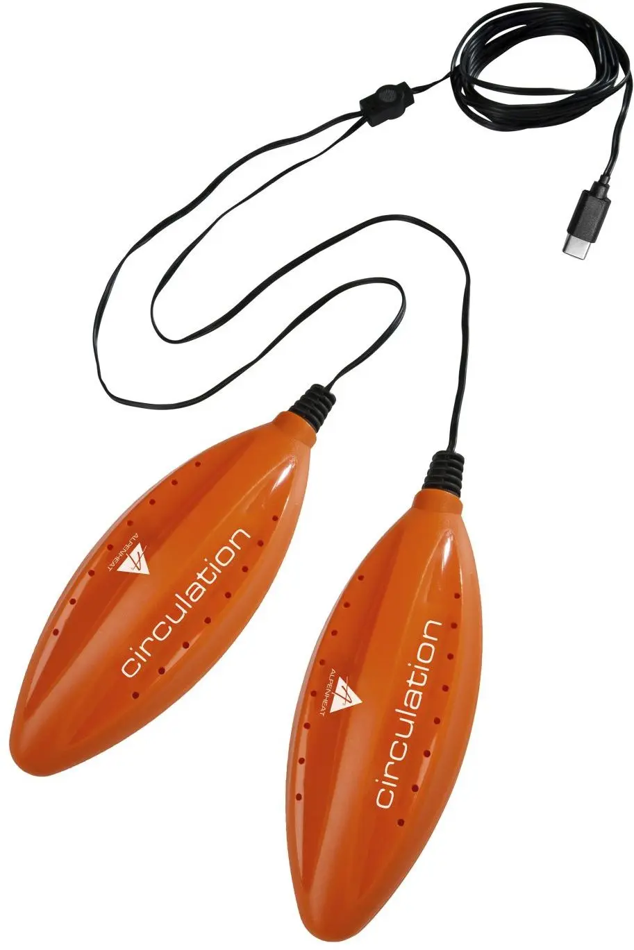 Vysoušeč bot Alpenheat Circulation USB-C 5V - orange uni