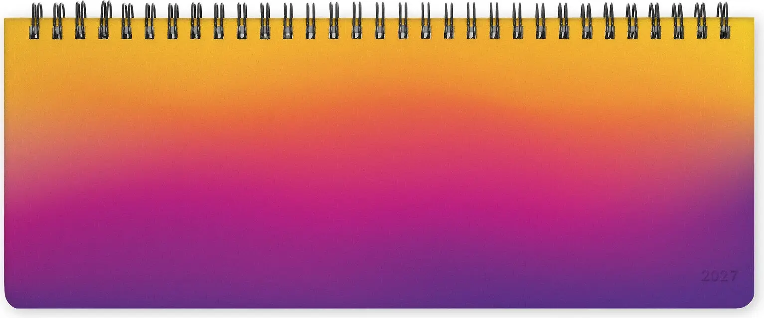 Týdenní plánovač Legami 12-Month Diary 2027 - Sunset Vibes - Desk Planner - Weekly