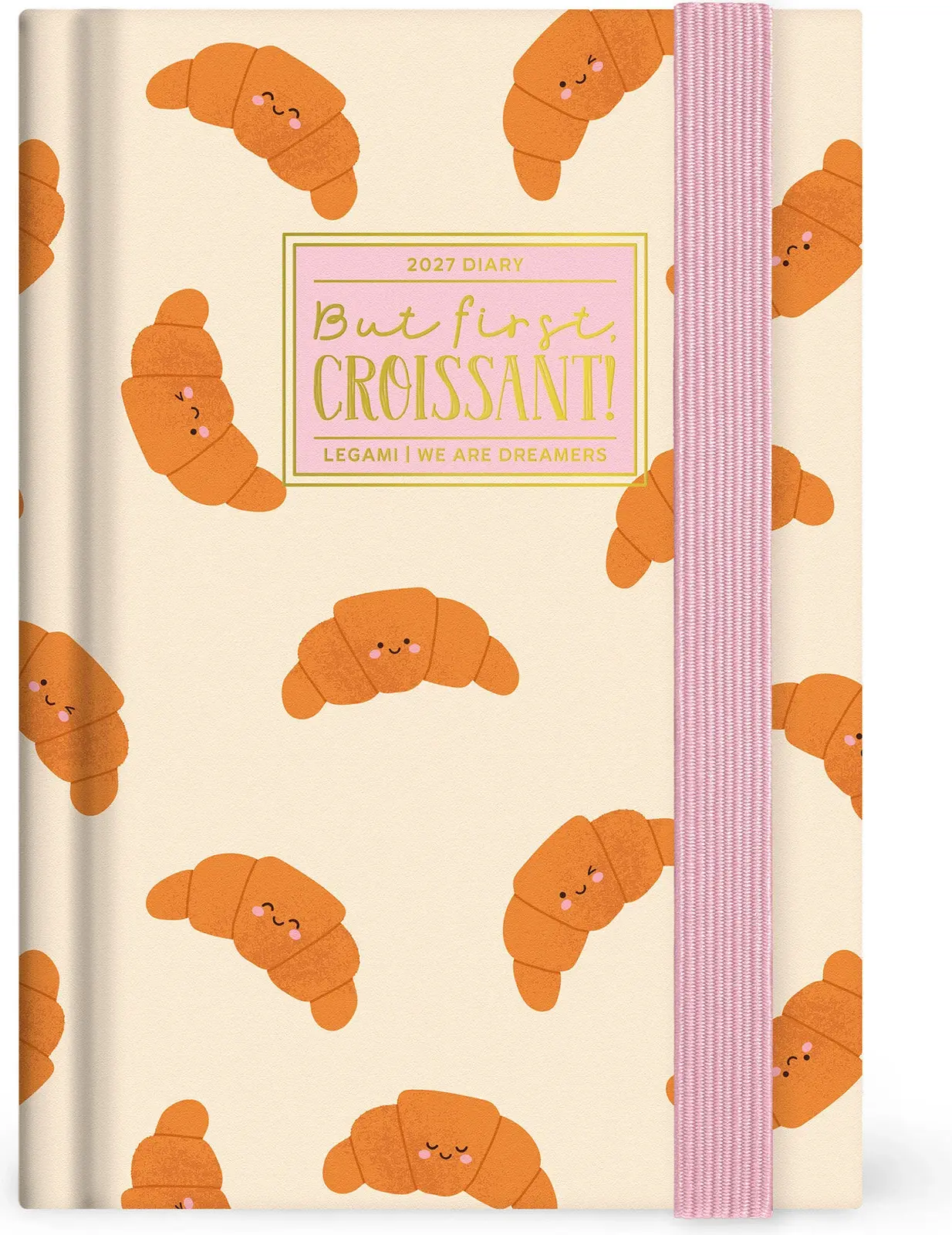 Diář Legami 12-Month Diary 2027 - Croissant - Small - Daily uni