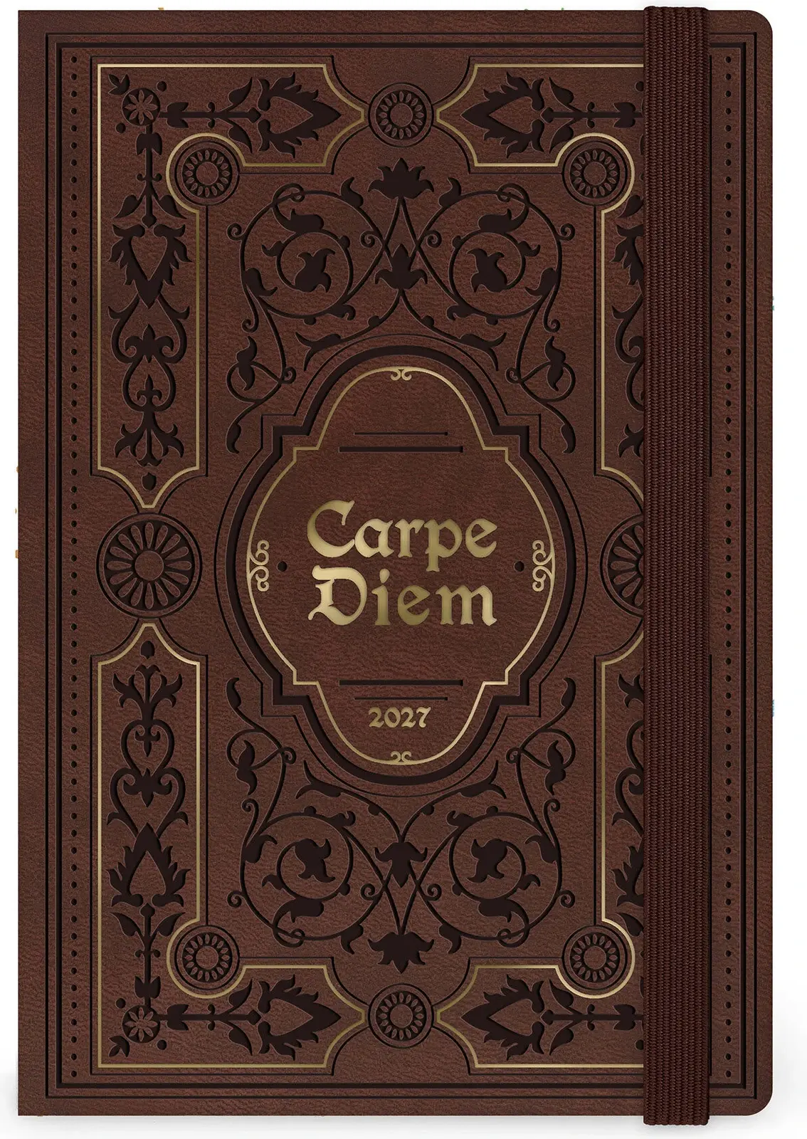 Diář Legami 12-Month Diary 2027 - Vintage Book - Carpe Diem - Medium - Weekly uni