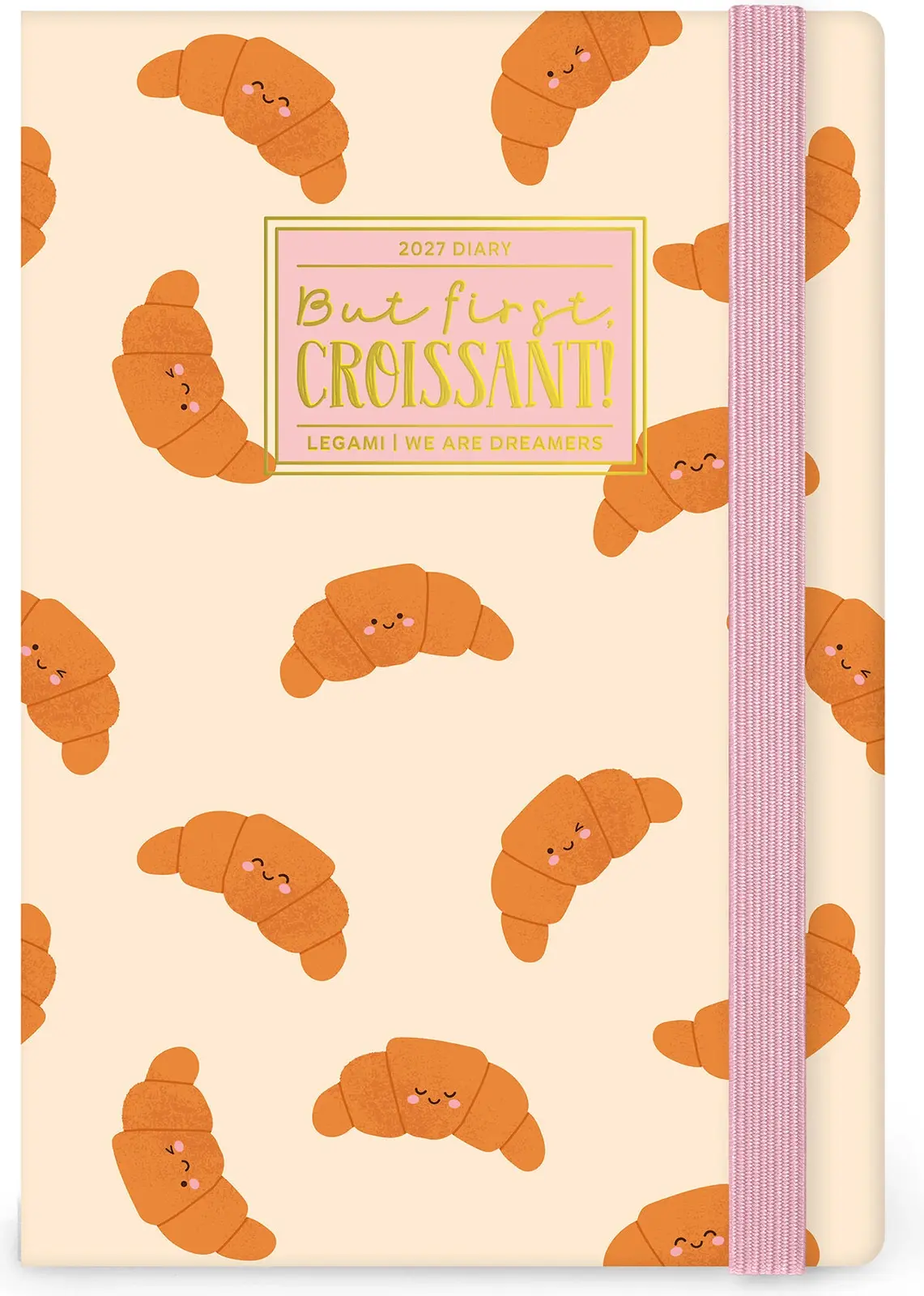 Diář Legami 12-Month Diary 2027 - Croissant - Medium - Weekly uni