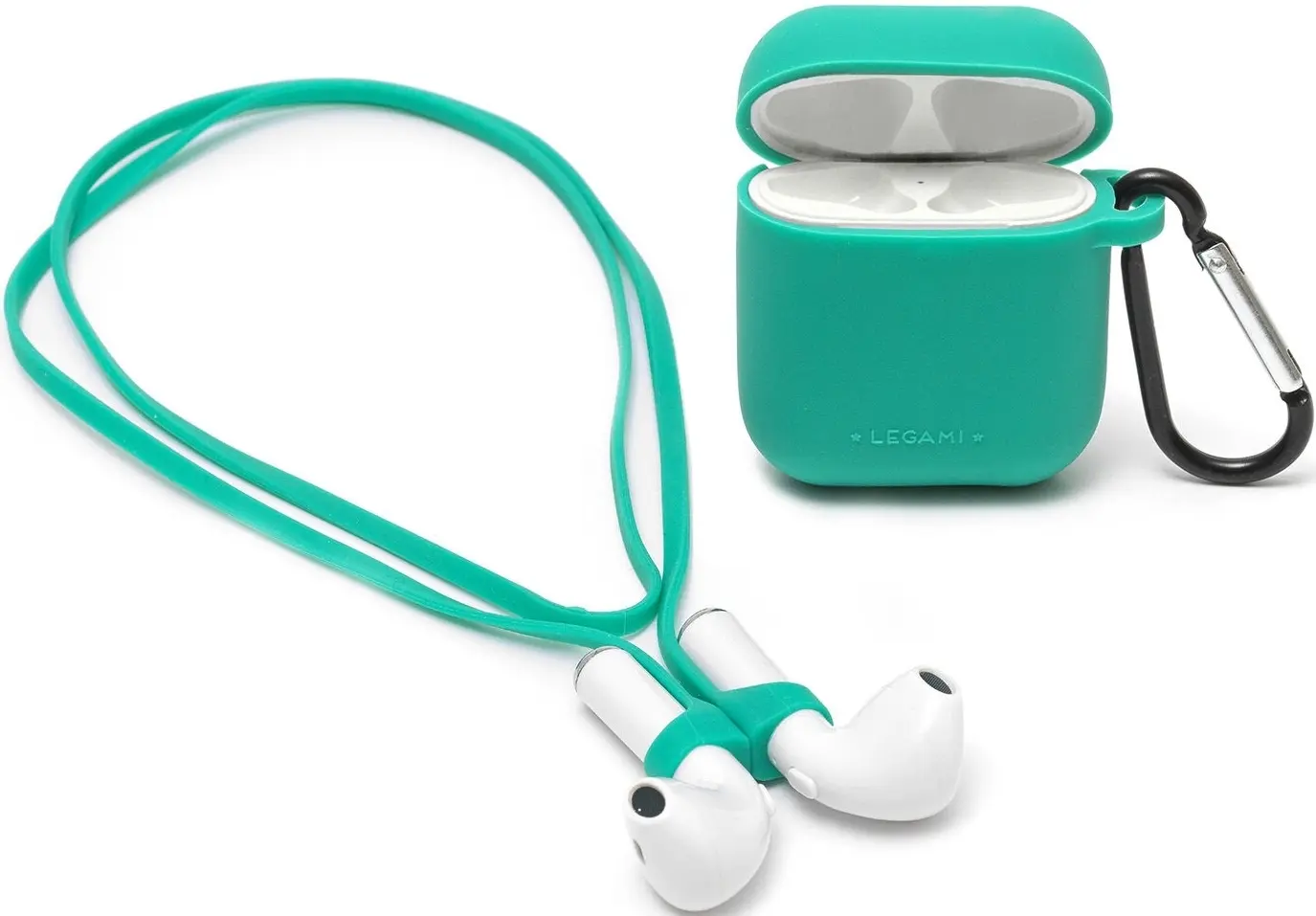 Pouzdro na sluchátka Legami Kit airpod 1-2 case - turquoise