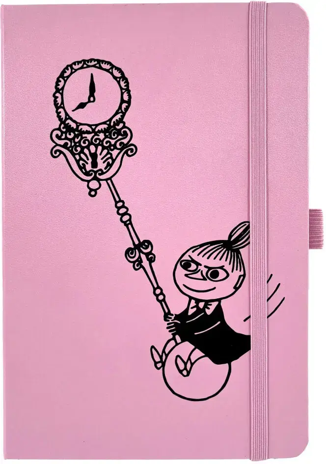 Zápisník Anglo-Nordic Moomin80 Premium A5 světle růžový