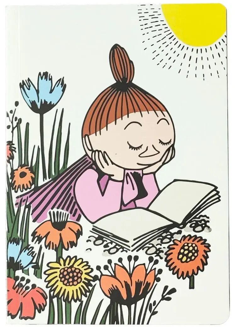 Sešit Anglo-Nordic Notebook Moomin cardboard A5 Mymble reading - náhodná barva