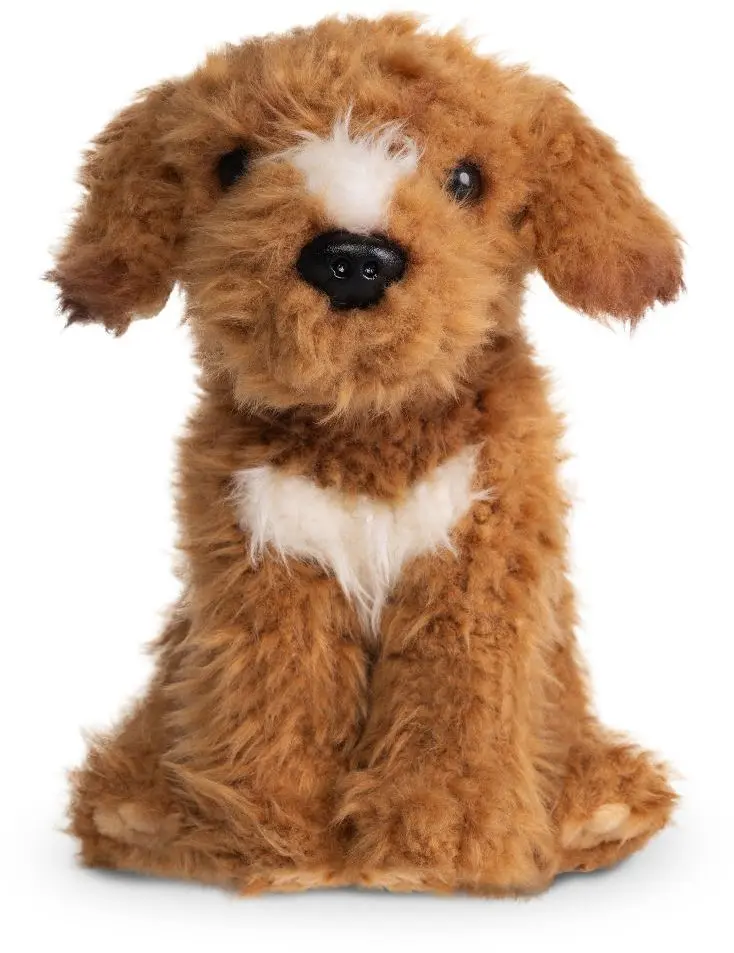 Dětská plyšová hračka Living Nature - hnědý pes Labradoodle uni
