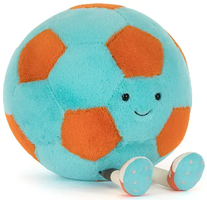 Plyšová hračka Jellycat Amuseables - fotbalový míč Football uni
